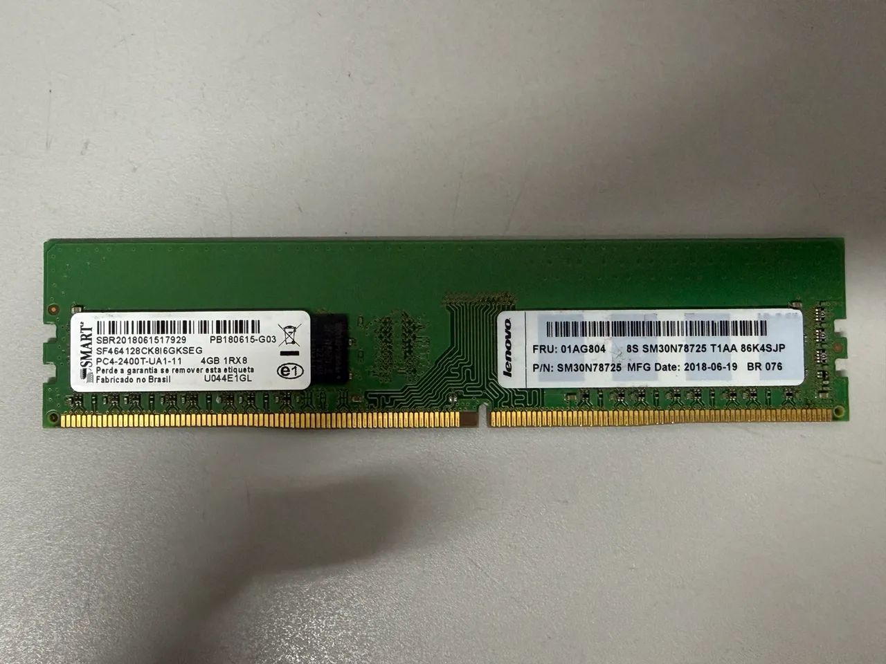 Memória RAM DDR4 4gb 2400mhz