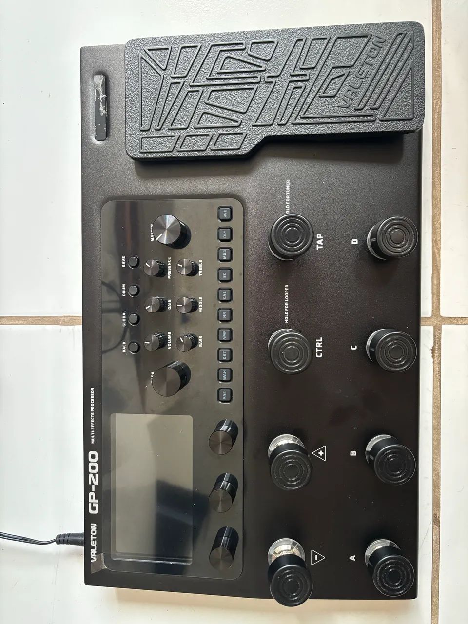 Pedal De Efeito Valeton Gp-200 Multi-effects Processor Preto - Foto 3