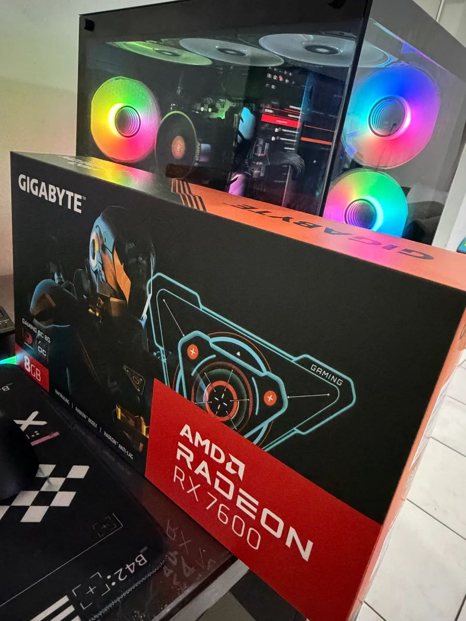 PC Gamer Completo RX 7600 NOVA + Monitor 24?  - Foto 4