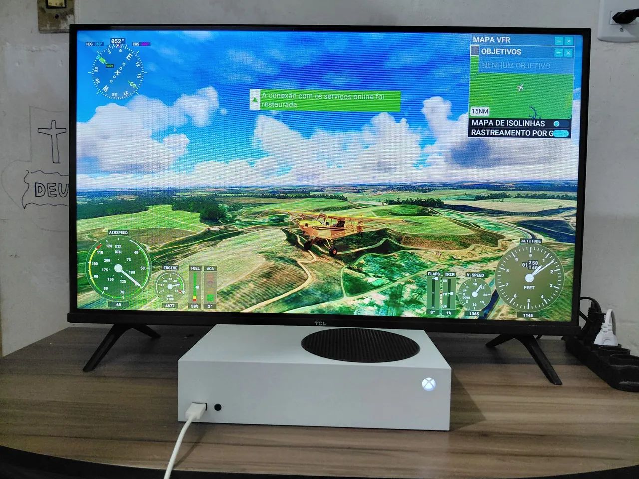 Xbox séries s com conta mais de 100jogos - Foto 2