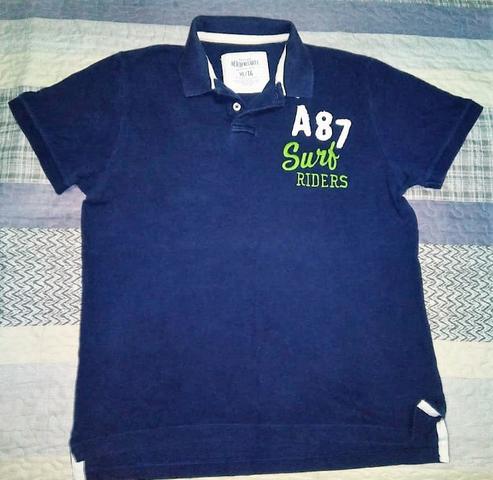Camisa Polo Aeropostale original, extra-grande XL, azul marinho, excelente estado