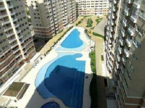 Parque das aguas 02 qts vaga lazer completo-frente piscina oportunidade