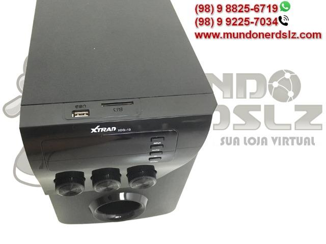 Micro System Caixa Som Portátil 1000w Bluetooth 2.1 Mp3 Fm em São Luís MA - Foto 5