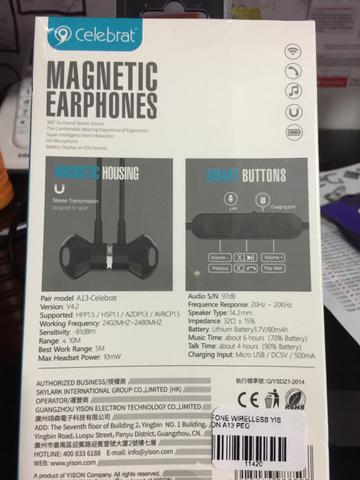 Fone de ouvido novo celebrat bluethoth bateria longa duração top - Foto 2