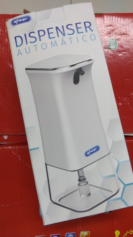 Dispenser sensor infra vermelho para alcool gel ou sabonete liquido