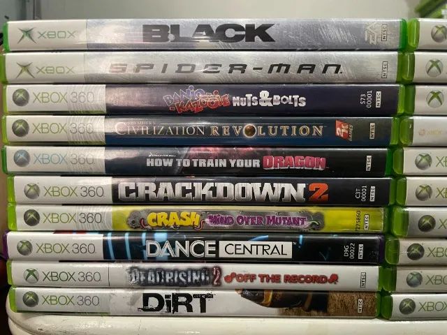 Lote de Jogos de Xbox 360 - Originais completos - Videogames