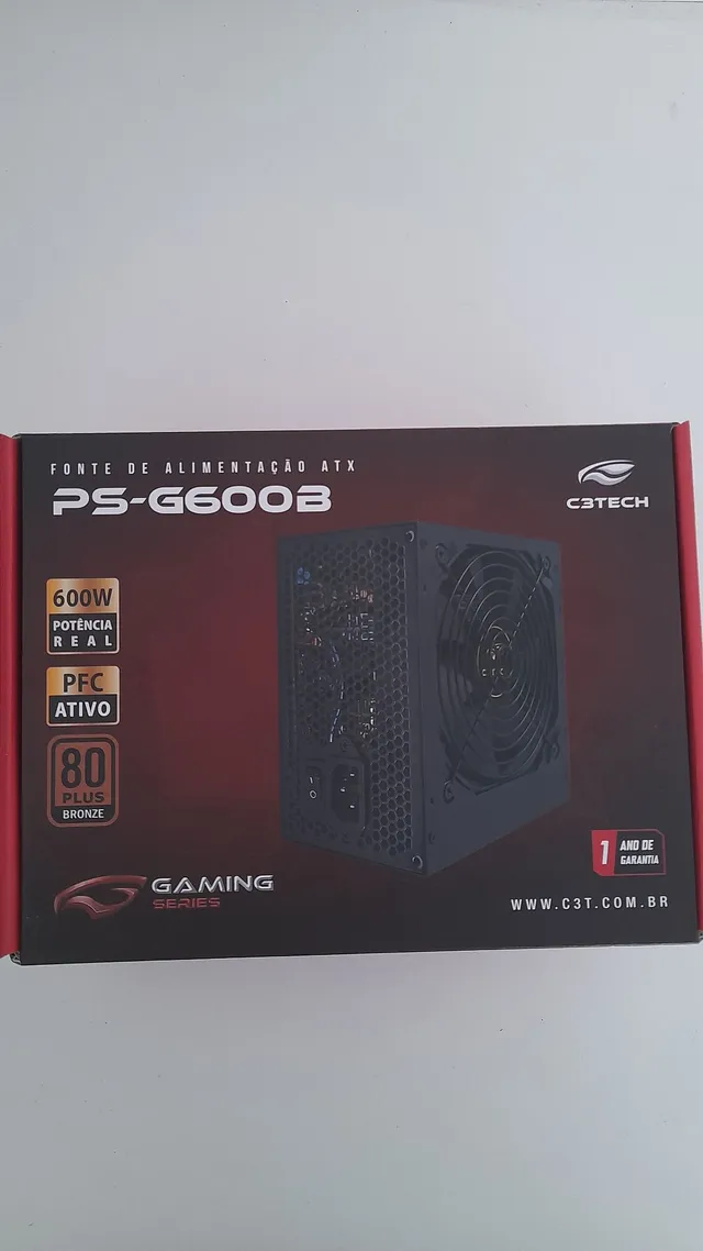 Fonte Gamer Gamemax GS600 600 Watts 80 Plus - Características e  Especificações 