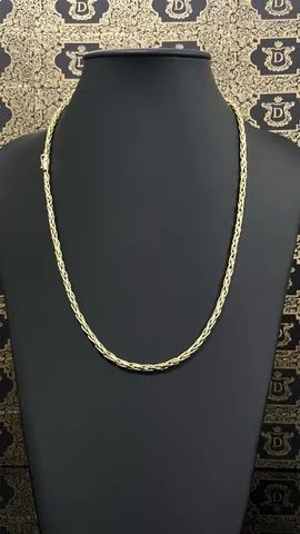 Corrente Elo Palmeira em Ouro 18K - Liquidando!!!! - Foto 3