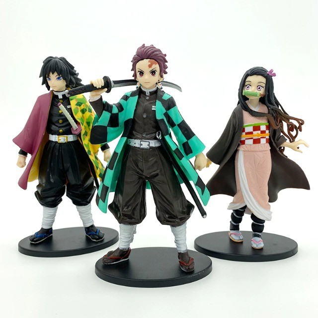 Boneco Do Zenitsu Agatsuma Com Caixa Kimetsu No Yaiba Demon Slayer