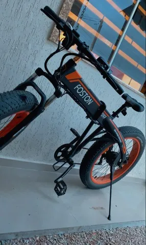 Bicicleta Elétrica Scooter Brasil 800W Aro 26 Garfo Fixo Com