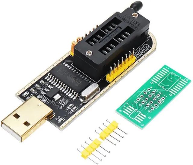 Programador usb ch341a series burner chip eeprom de 24 com clipe soic 8 sop8 COD-AM273   - Foto 3