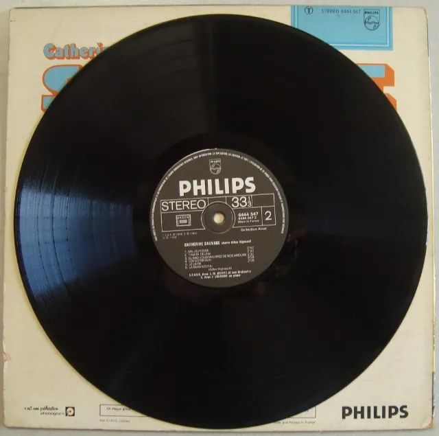 Lp Catherine Sauvage 1970 Chante Gilles Vigneault, Vinil Importado raro - Foto 3