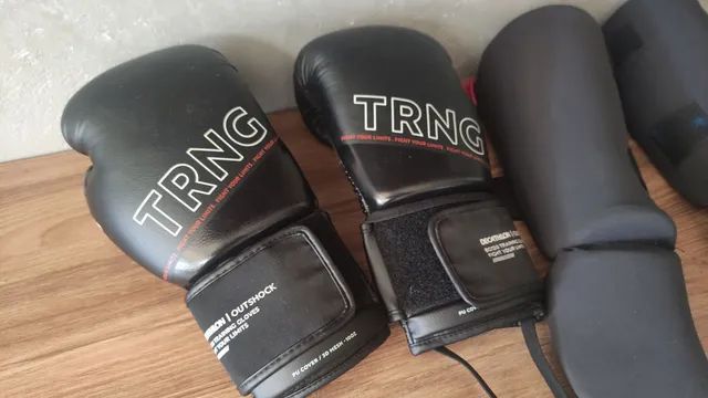 Kit Muay Thai (luva, caneleira e protetor bucal) - Foto 2