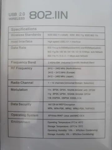 Adaptador WiFi USB (Entrega Grátis-Produto Novo) - Foto 2