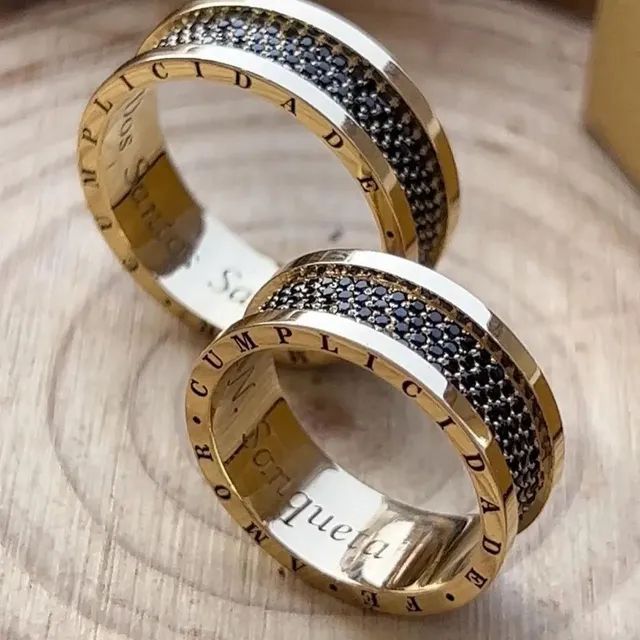 PAR de alianças compromisso  - Foto 2