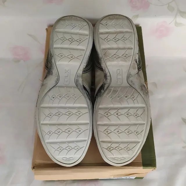 Sapatênis OKL Olímpikus Couro 41Usado - Foto 6