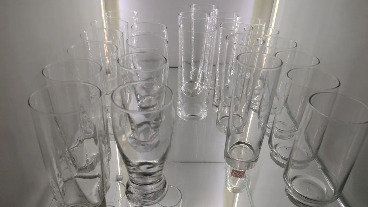 Vários copos para Drinks Long
