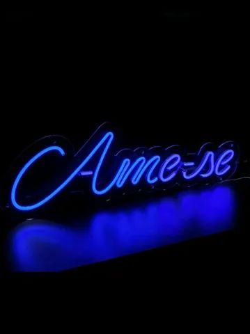Placa luminária Ame-se led néon  - Foto 4