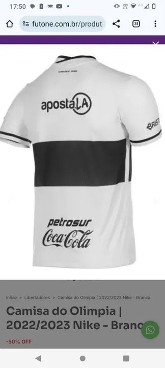 Camisa  Olympia PAR- Tamanho G n° 28 - Foto 5