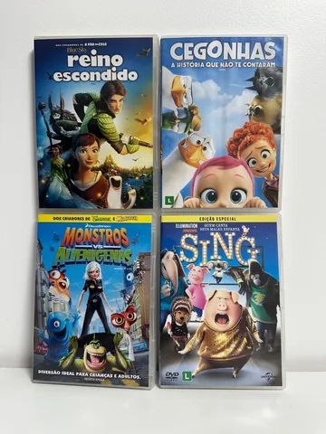 Coleção dvds de animação originais