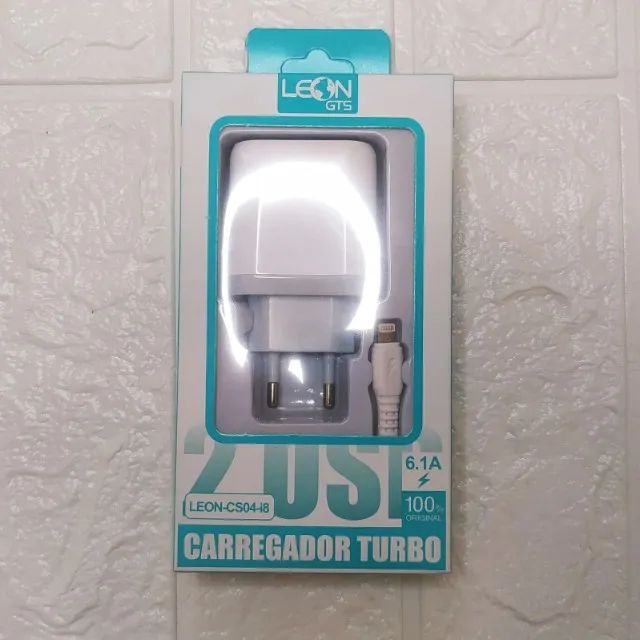 Carregador Turbo 6.1a  2usb Cs04-i8 Iphone Leon - Foto 3