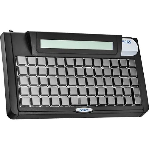 Teclado Gertec - Tec-e 65 Display - Usb Cor De Teclado Preto - Foto 2