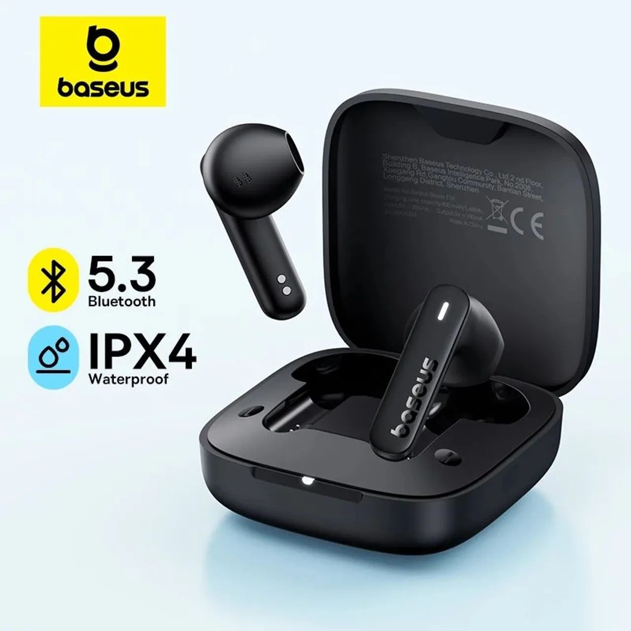 Fone de ouvido bluetooth Baseus Bowie E16 sem fio TWS