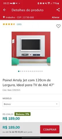 Painel para TV até  47'