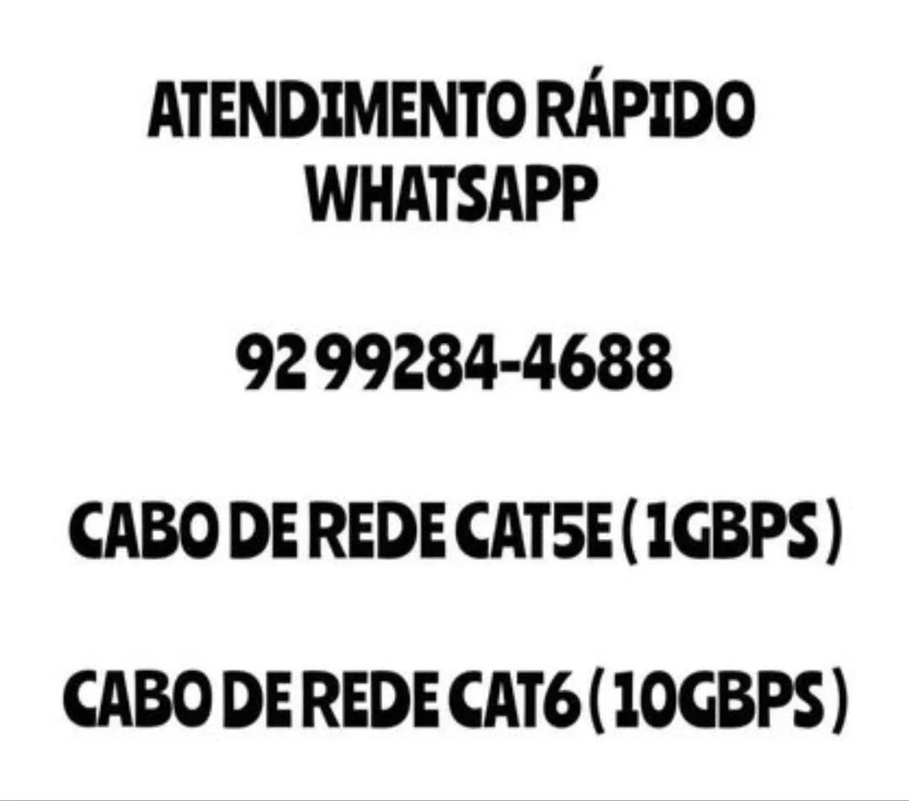 Cabos de rede para PC, PS4, PS5, Xbox, câmeras, tv e muito mais! - Foto 2