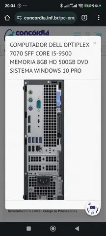 Dell 7070 i5 9500 aceito celular e grana  - Foto 2
