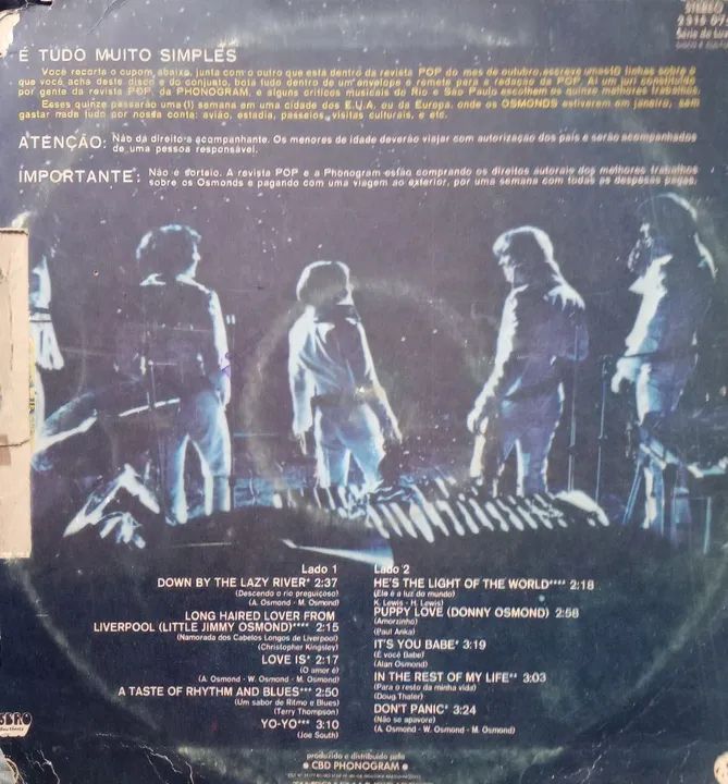 LP The Osmond's Phase III - Foto 6