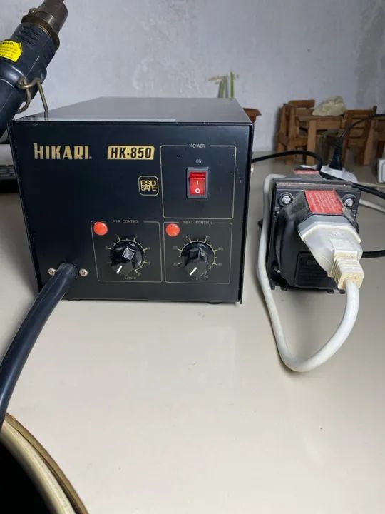 Estação de Solda Hikari HK-850 220v + Transformador para 110v - Foto 2