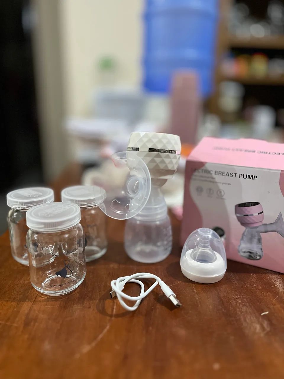 Bomba de tirar leite elétrica  - Foto 3