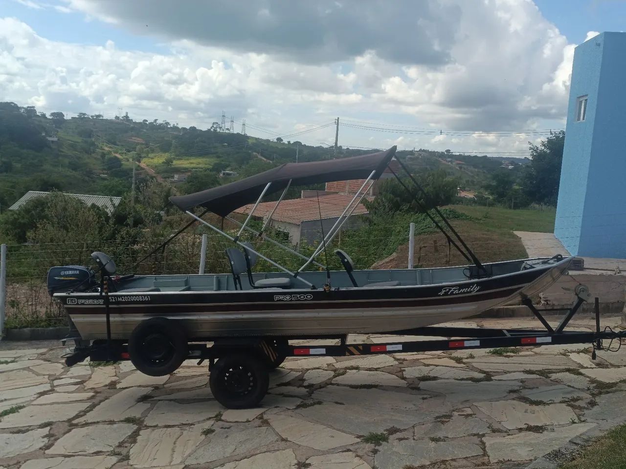 Vendo Conjunto Barco + Motor 15hp + Carretinha  - Foto 8