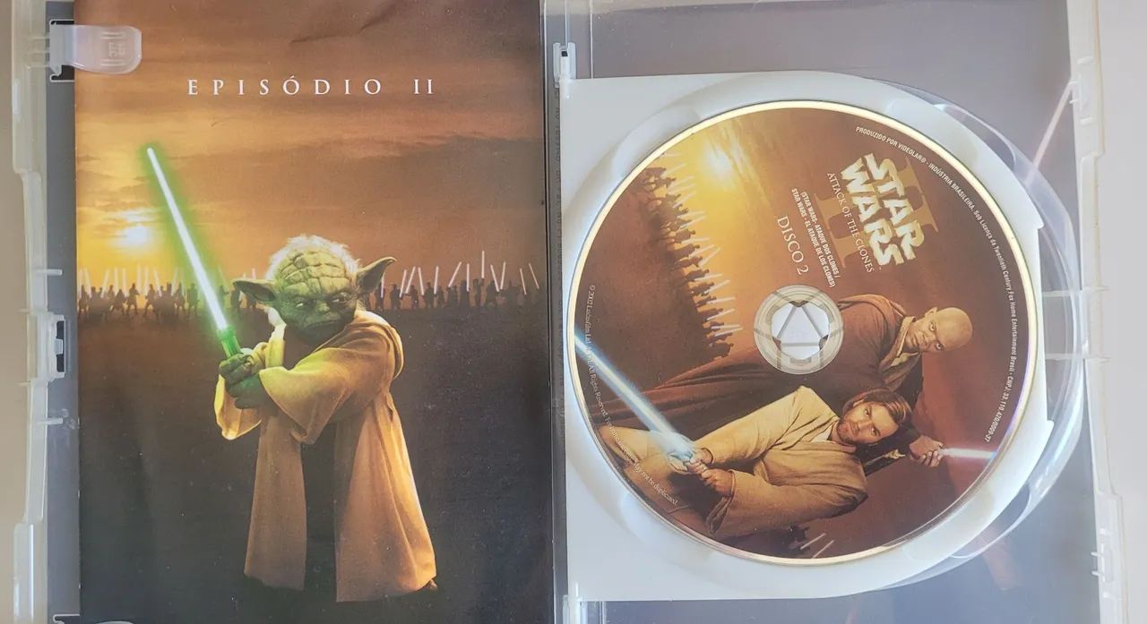 Star Wars DVD Ataque dos Clones e A Ameaça Fantasma - Foto 4