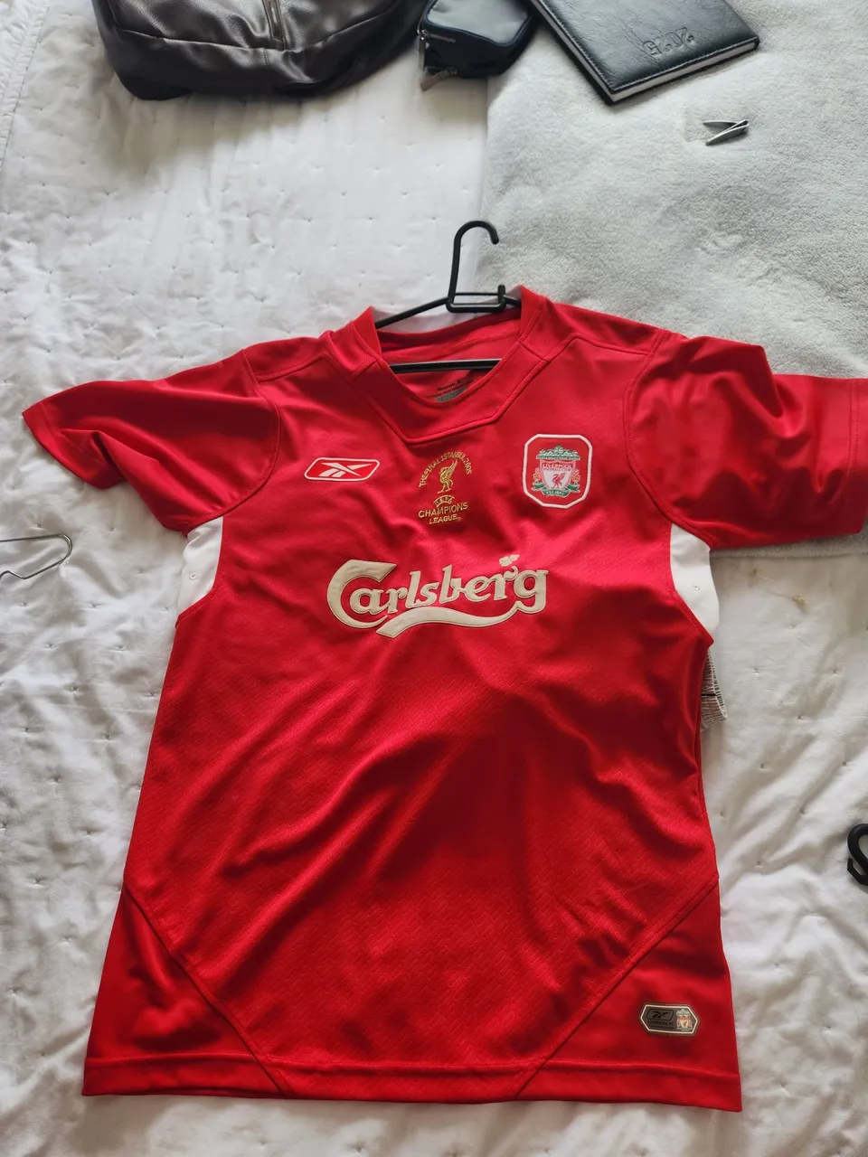 Camisa Liverpool Reebok 2005 Champions League
