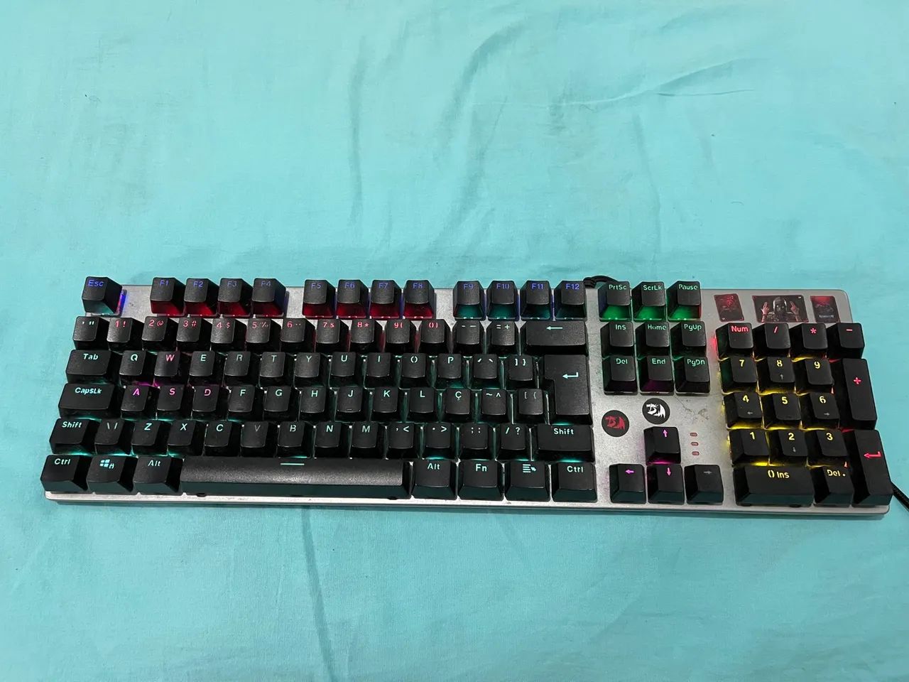 Teclado Gamer Mecânico RGB - Foto 2