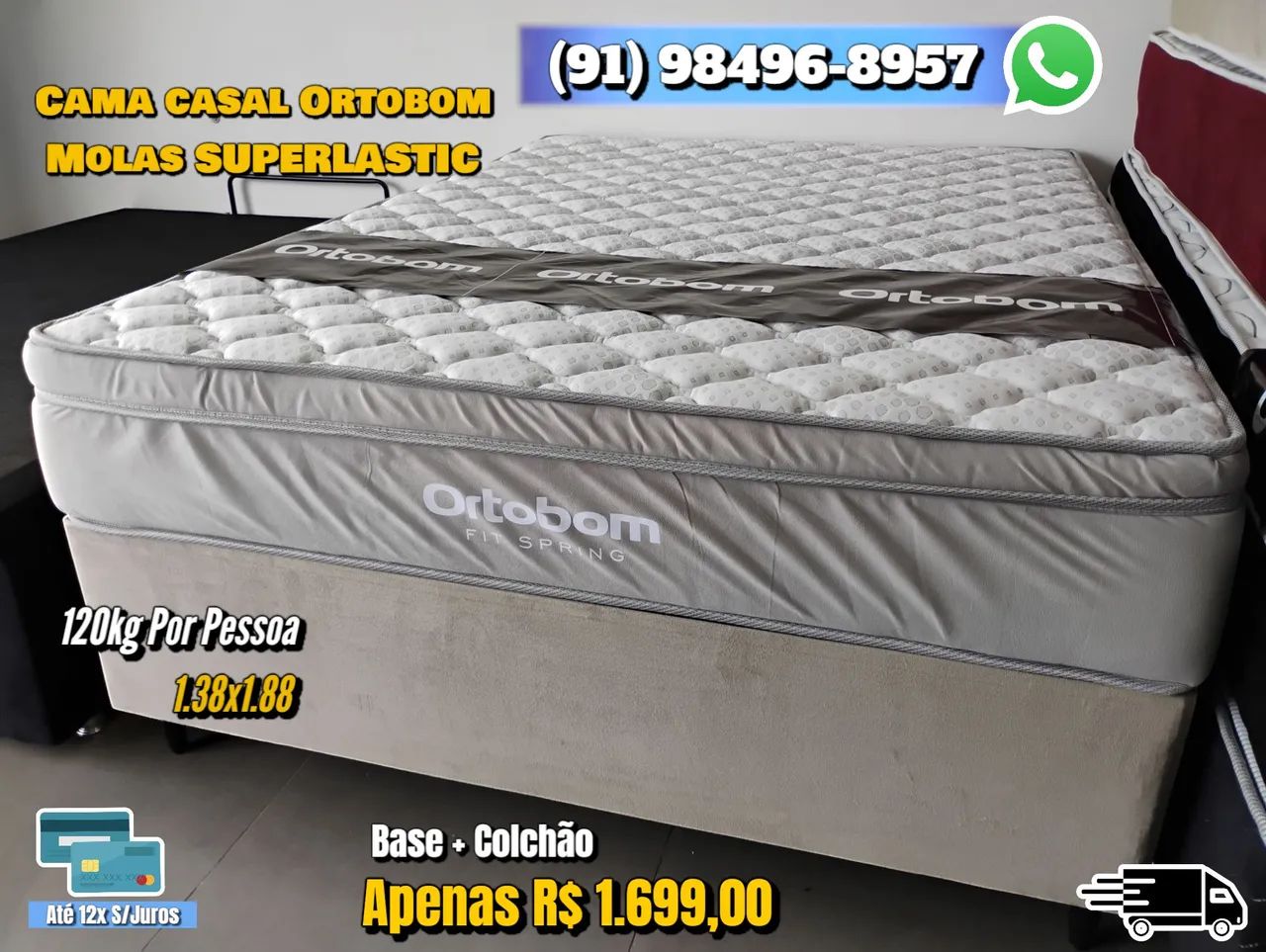 CAMA CASAL MOLAS SUPERLASTIC 