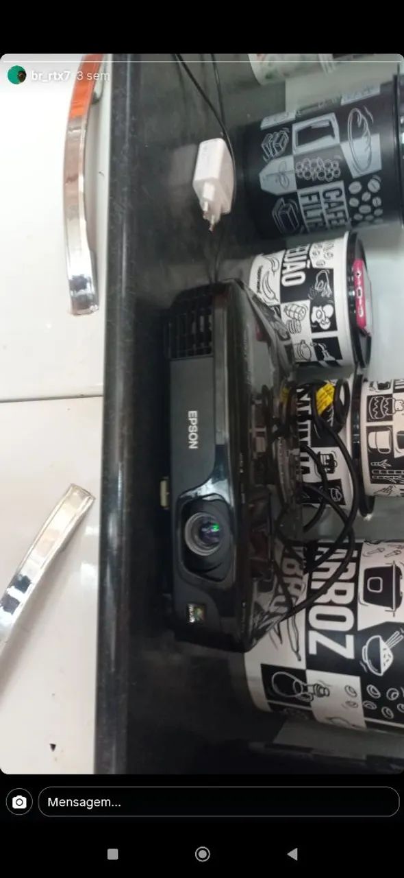 Projetor Epson com ótima resolução - Foto 5