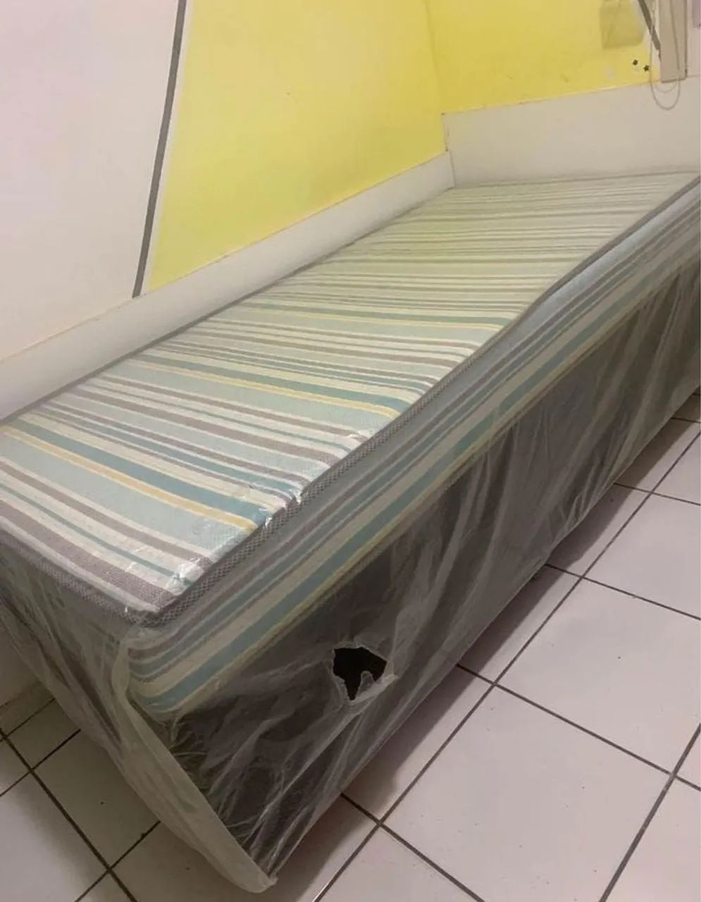 Cama Box Solteiro com Molas Ensacadas - Foto 2