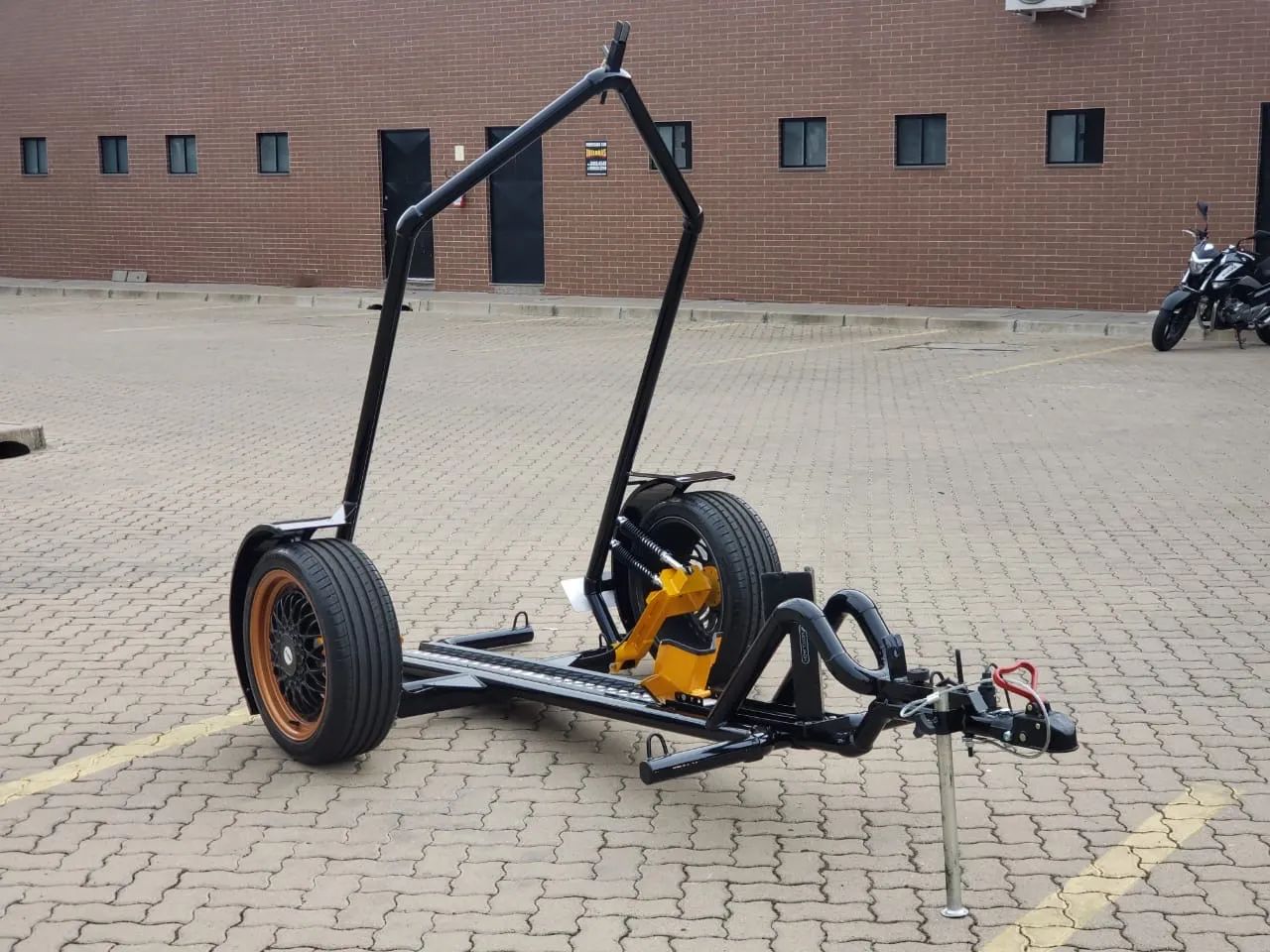 Carrinho para transporte de moto