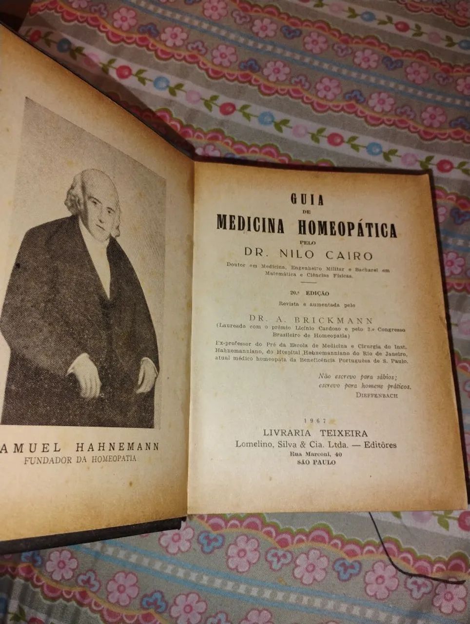  Guia de Medicina Homeopática / Nilo Cairo  - Foto 2