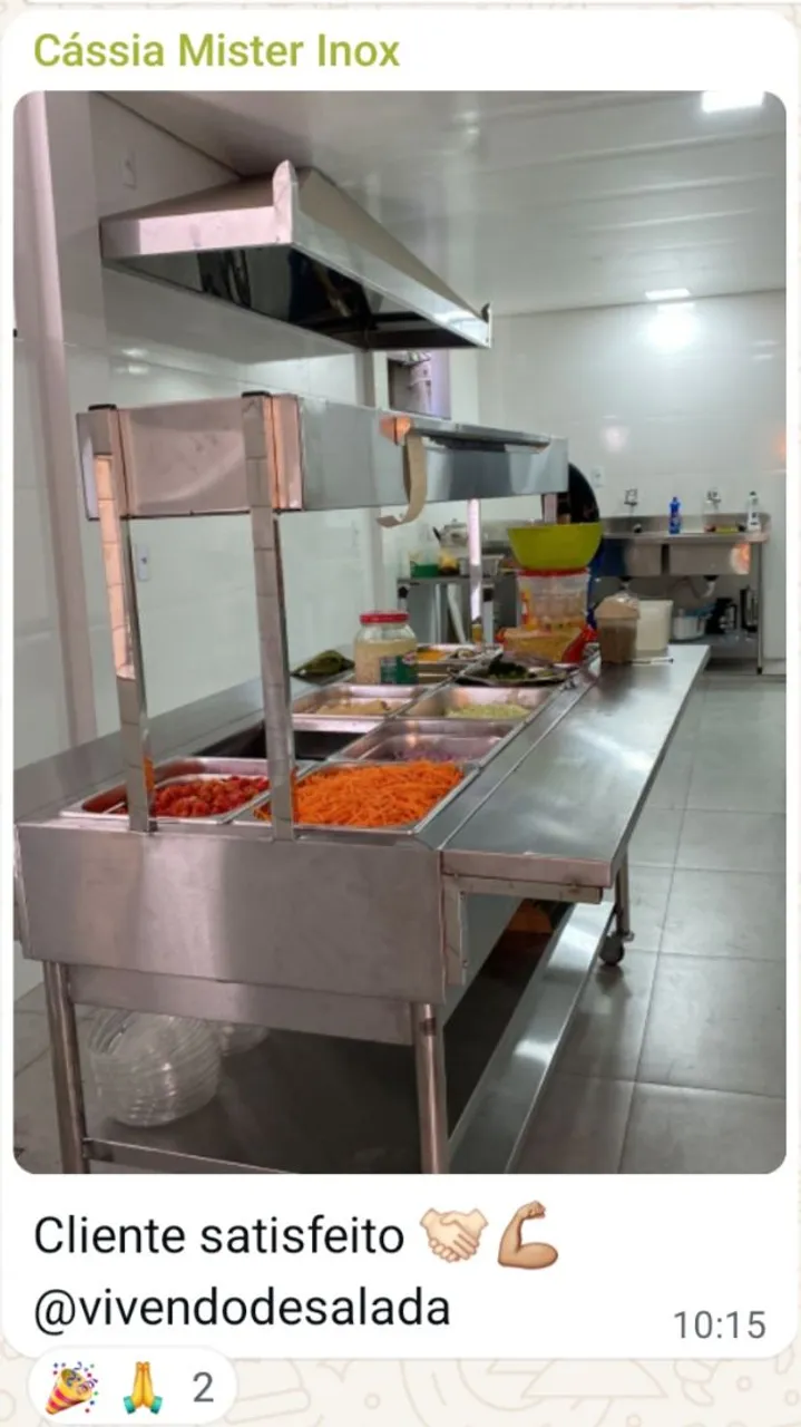 Bancada Buffet Inox Sob Medida - Qualidade e Durabilidade