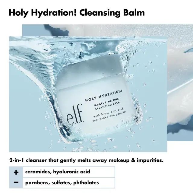 E.l.f.- REMOVEDOR DE MAQUIAGEM CLEANSING BALM MELTING, HOLY HYDRATION - Foto 5