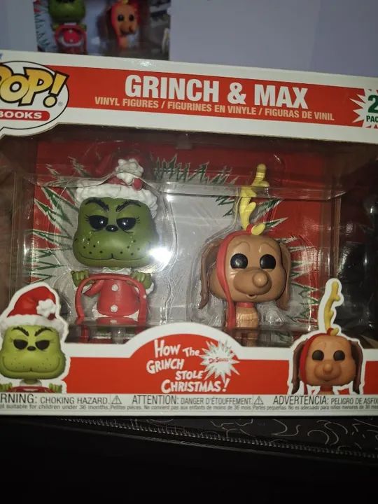 Funko Pop Grinch & Max - 2 Pack - Natal - Foto 6