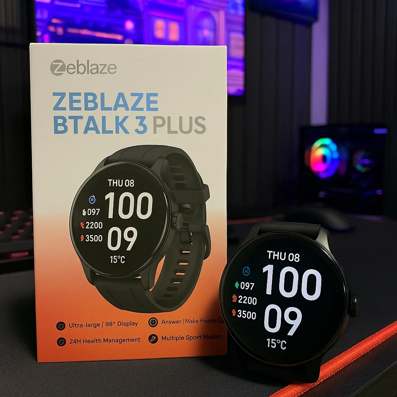 Smartwatch Zeblaze Btalk 3 Plus | Original | Novo 
