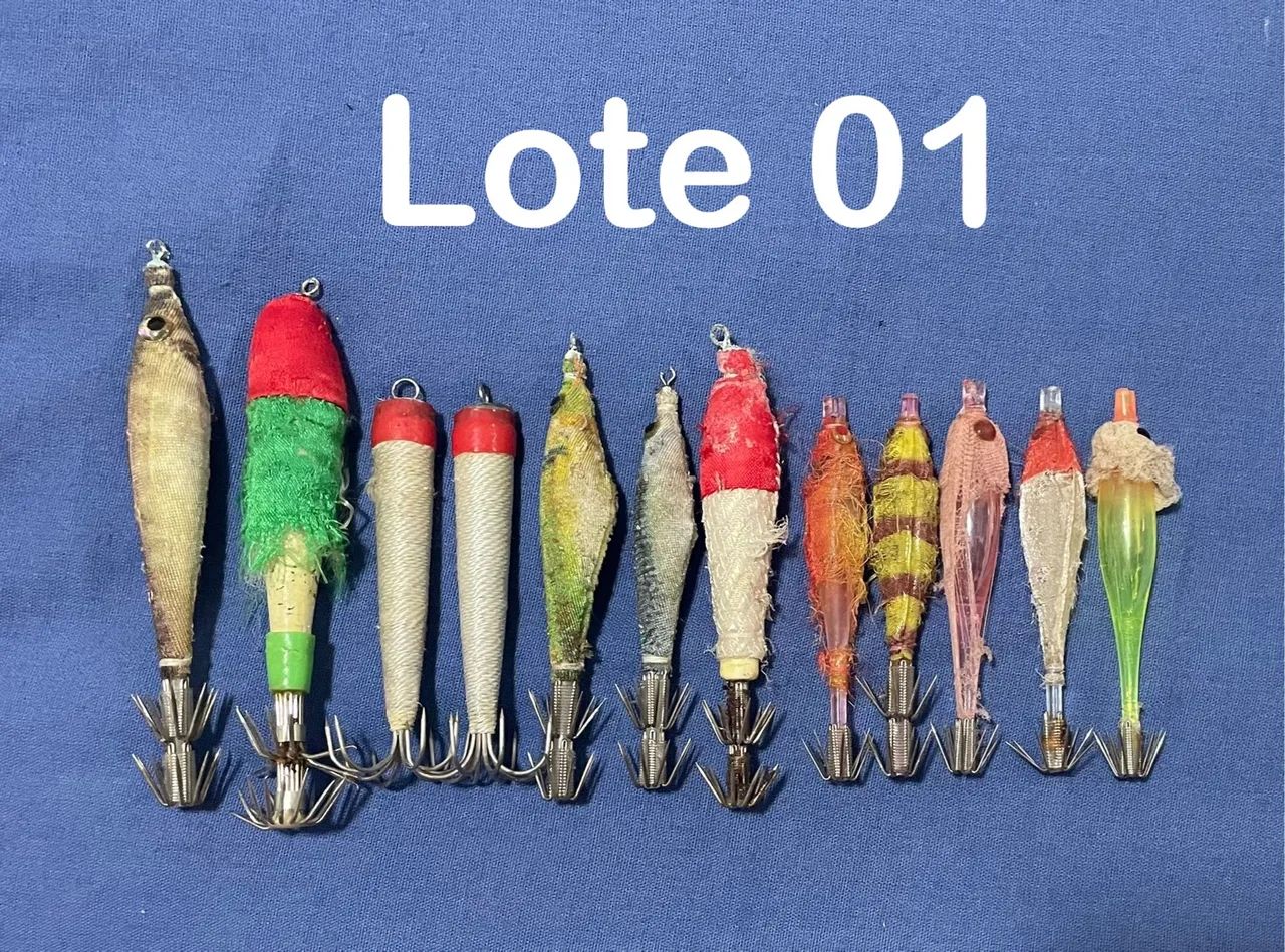 Iscas de Lula para Pesca - Lote 01