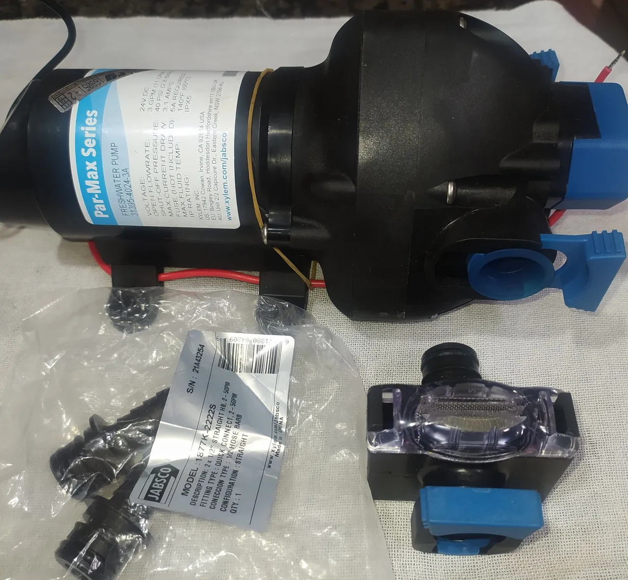 Bomba de água doce Par-Max Series 24V - JABSCO