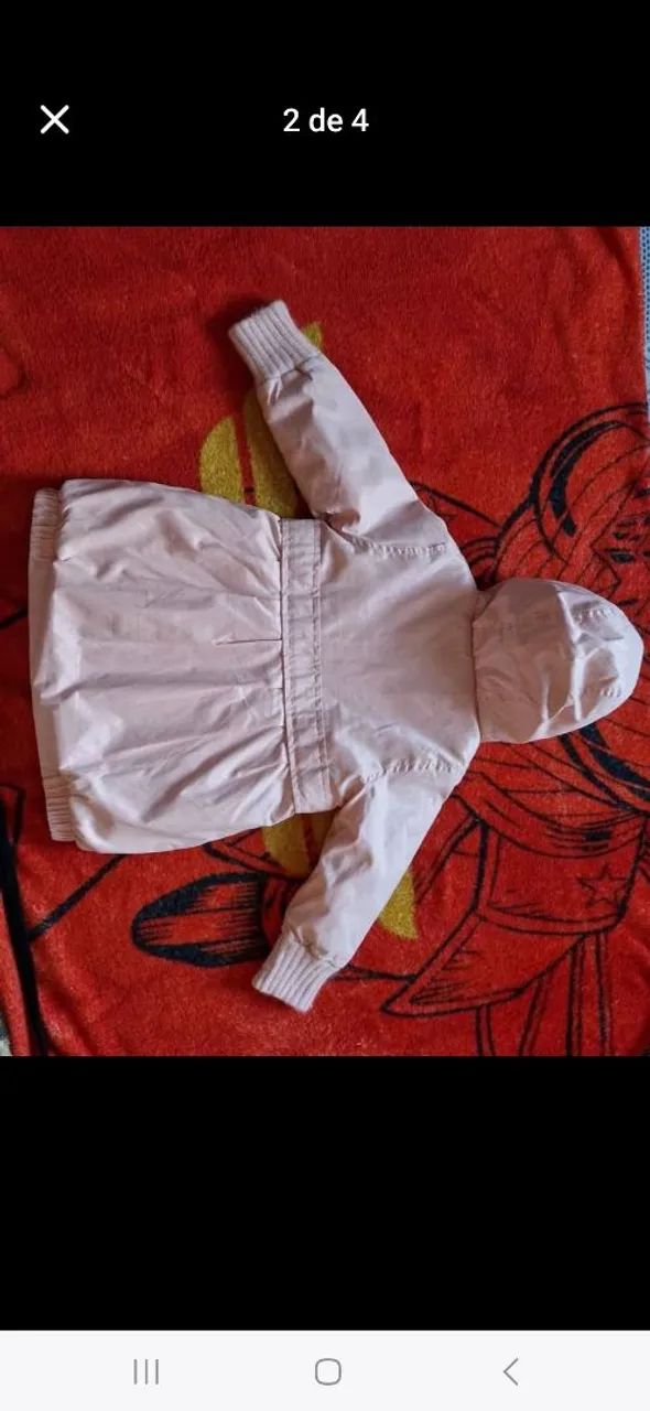Casaco Rosa Infantil