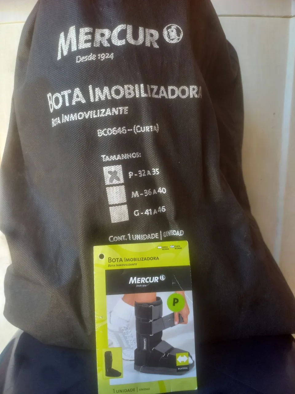 Bota imobilizadora Mercur BC0646